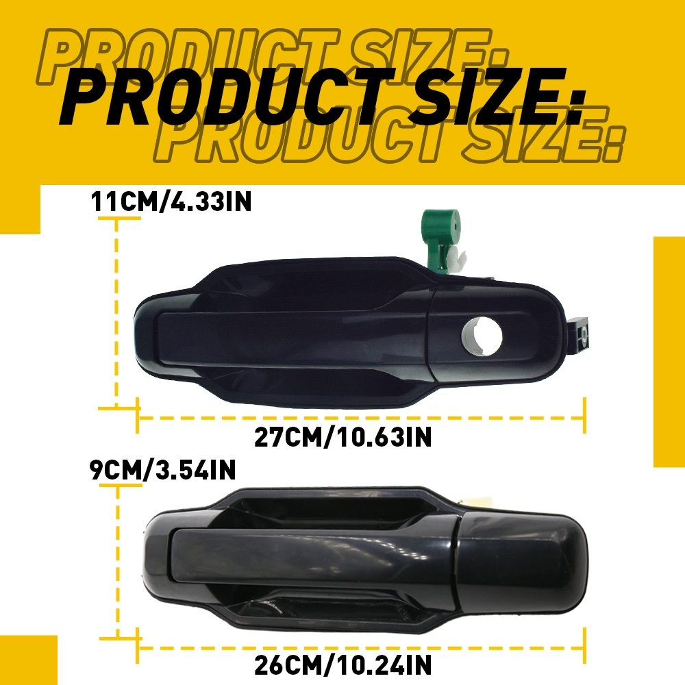 Front+Rear Left Right Side Exterior Handle Door for 2003-2009 Kia Sorento LX EX
