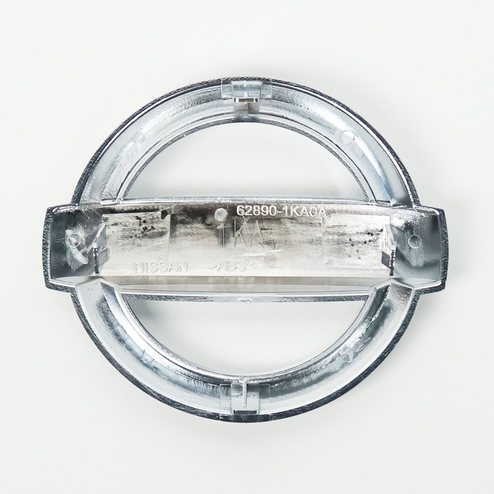 Silver Front Grille Logo Emblem Rep Genuine 62890-1KA0A Nissan Sentra 2015 -2021