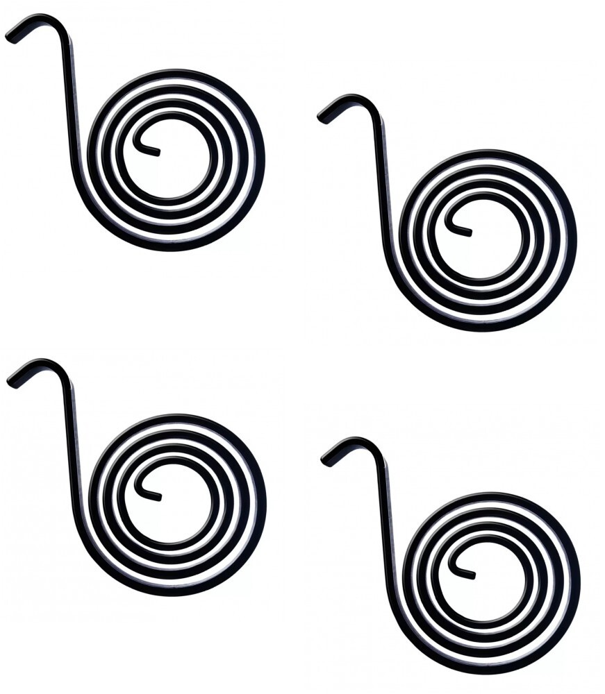(4) Universal Spiral Torsion Springs for Buyers 3011876 Dump Truck Tarp System