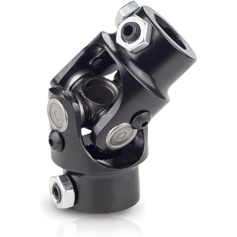 3/4″-30 Spline X 3/4″ DD Universal Steering U-Joint Black Single Shaft New