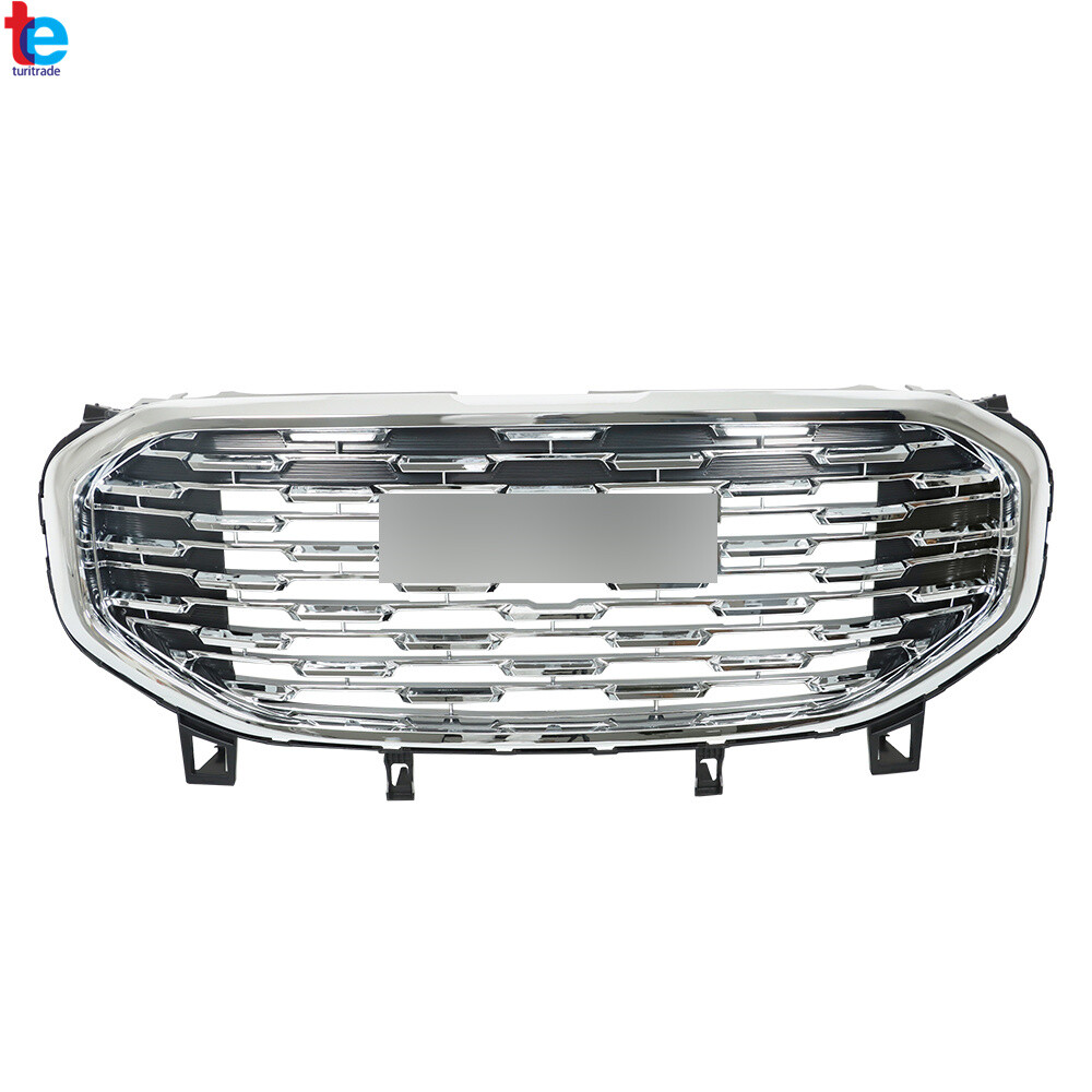 For 2018-2020 2021 GMC Terrain Denali Style Front Upper+Lower Grille Assembly