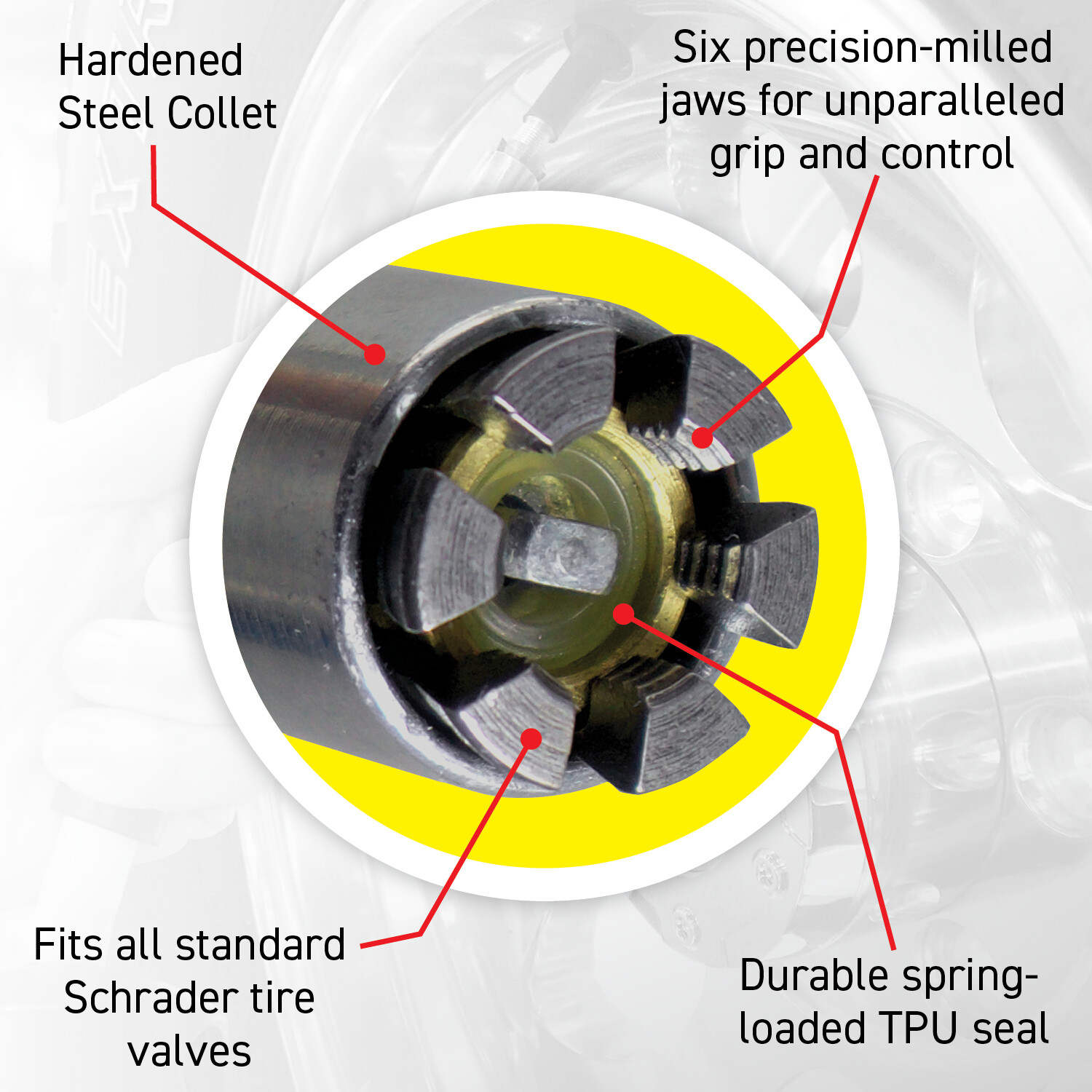 LOCKNFLATE® LOCKING AIR CHUCK