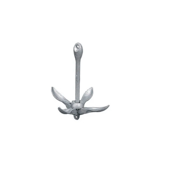 Shoreline Marine Anchor Folding Galvanized 3 Lb AFOLDG3