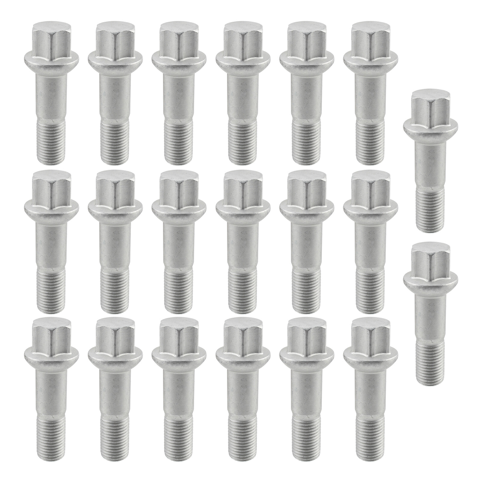 20pcs Wheel Lug Bolts Nuts Kit For Mercedes-Benz ML350 S500 GLK350 0009905307