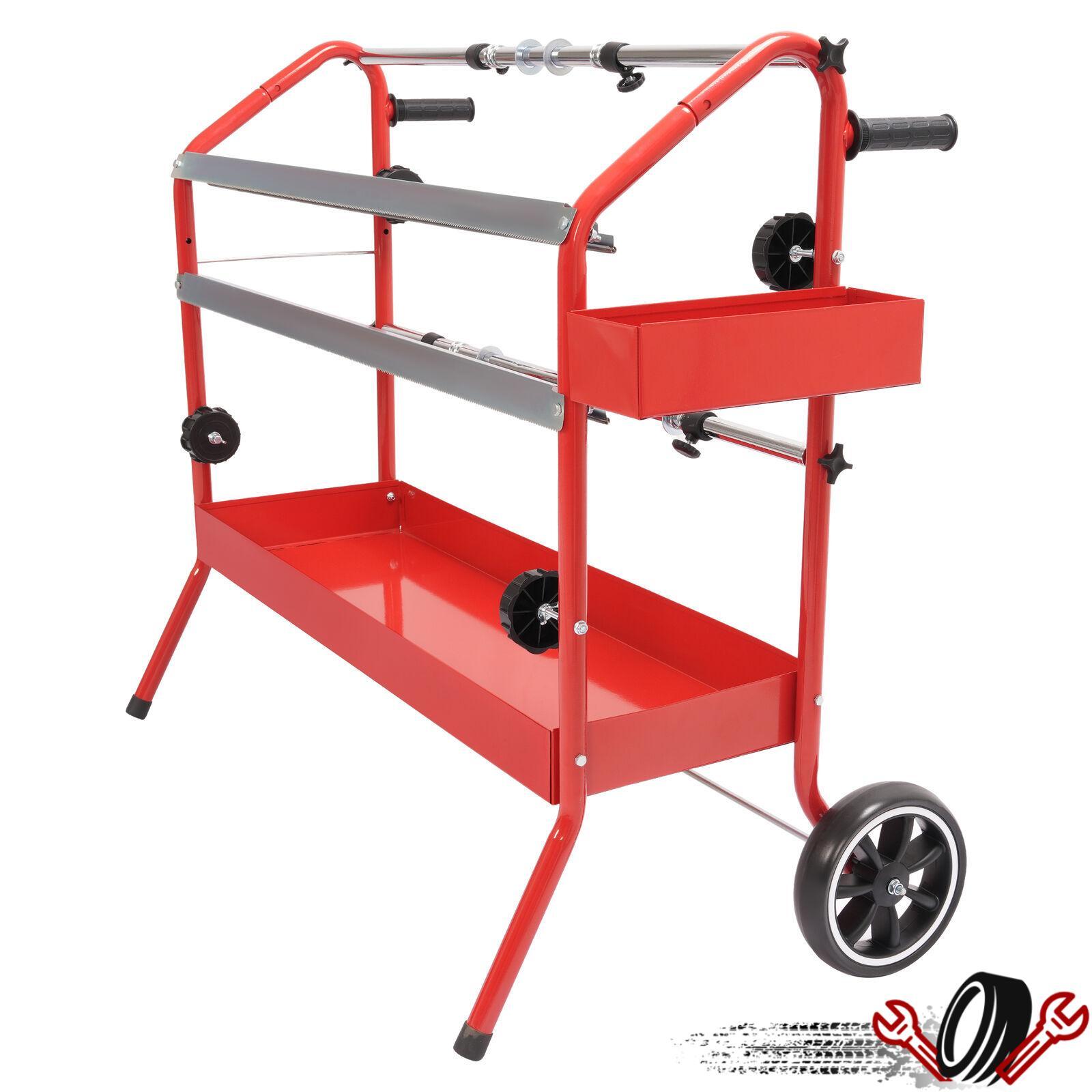 12″ 6″ 18″ Multi-Roll Masking Paper Machine w/Storage Tray Auto Body Repair Shop