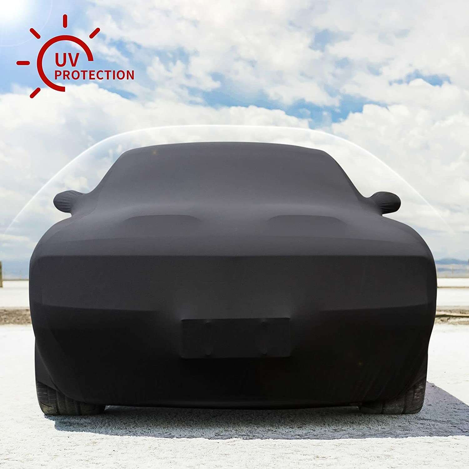 For Porsche 911 Carrera GTS Black Indoor w/Bag Stretch Stretch Car Full Cover US