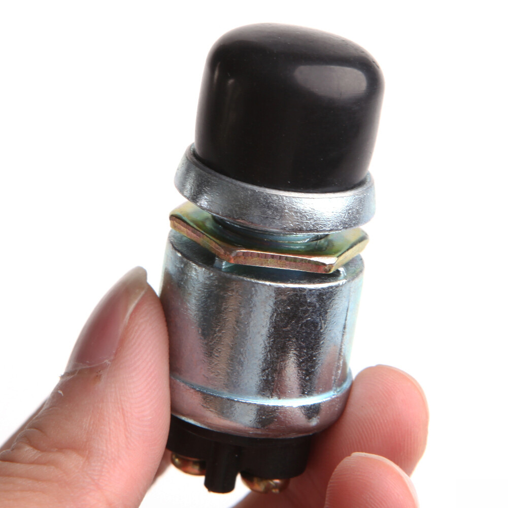 2PCS 12 Volt DC Heavy-Duty Start Momentary Push-Button Starter Switch (50 Amps)