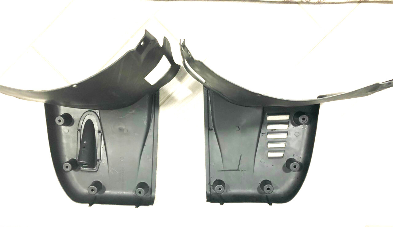 BMW E39 M5 L+R M BUMPER liners PP plastic splash panel with hardware GUARD 2pc