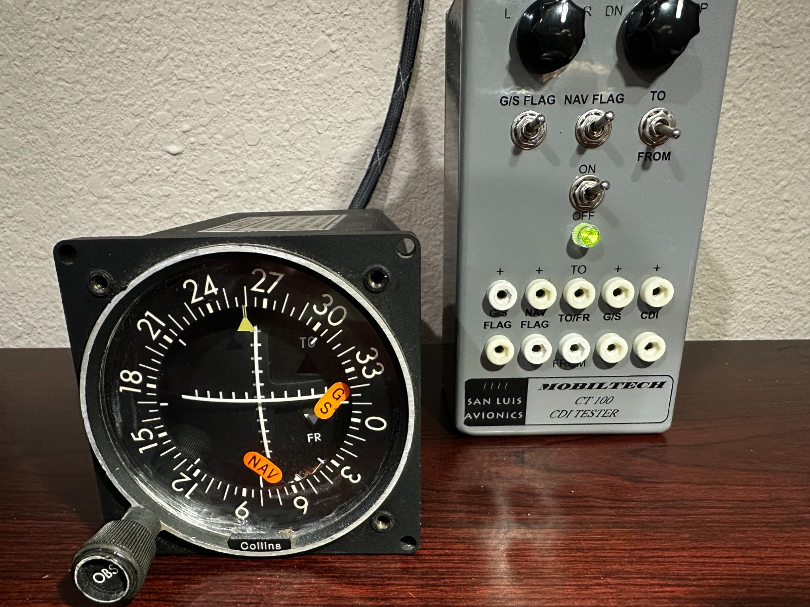 Collins IND-351 VOR LOC glideslope indicator P/N 622-2083-002 guaranteed 30 days