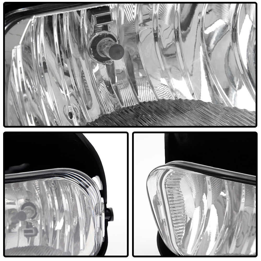 Fit For 2003-2007 Chevy Silverado/Avalanche Headlights + Fog Lights