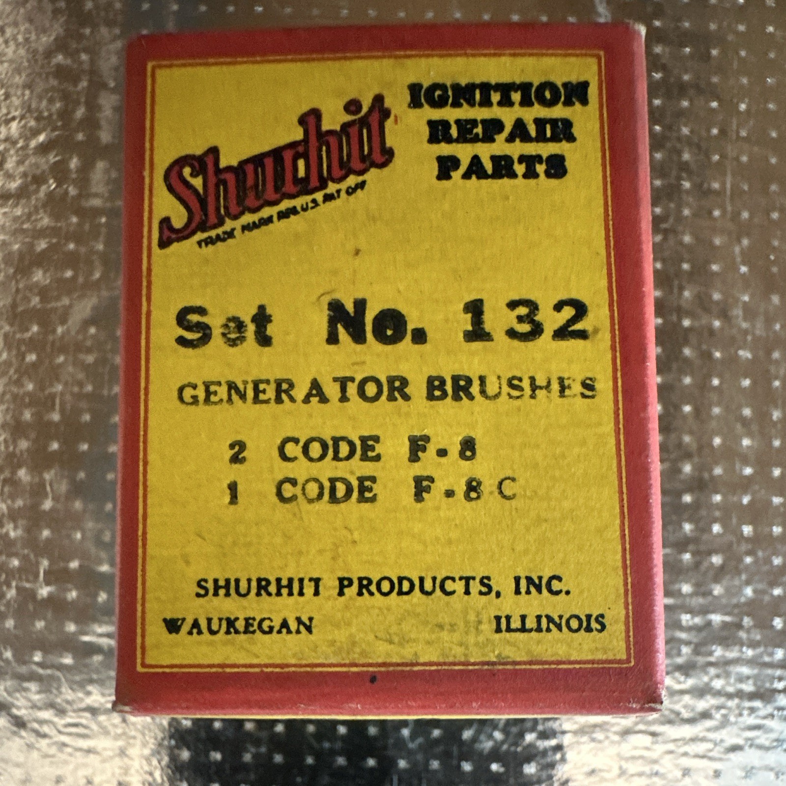 Shurhit Ignition Repair Parts Set No. 132 Generator Brushes New Old Stock