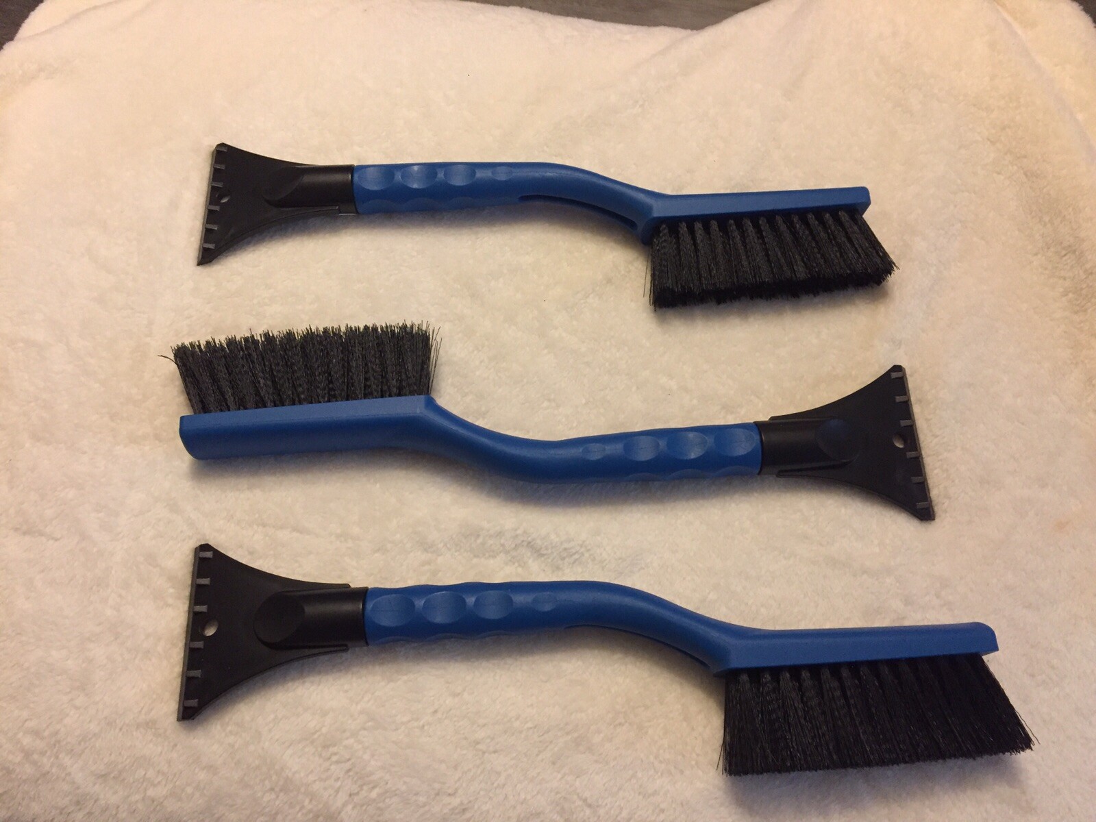 Snow Brush Ice Scaper Combo 3 Pack Blue New