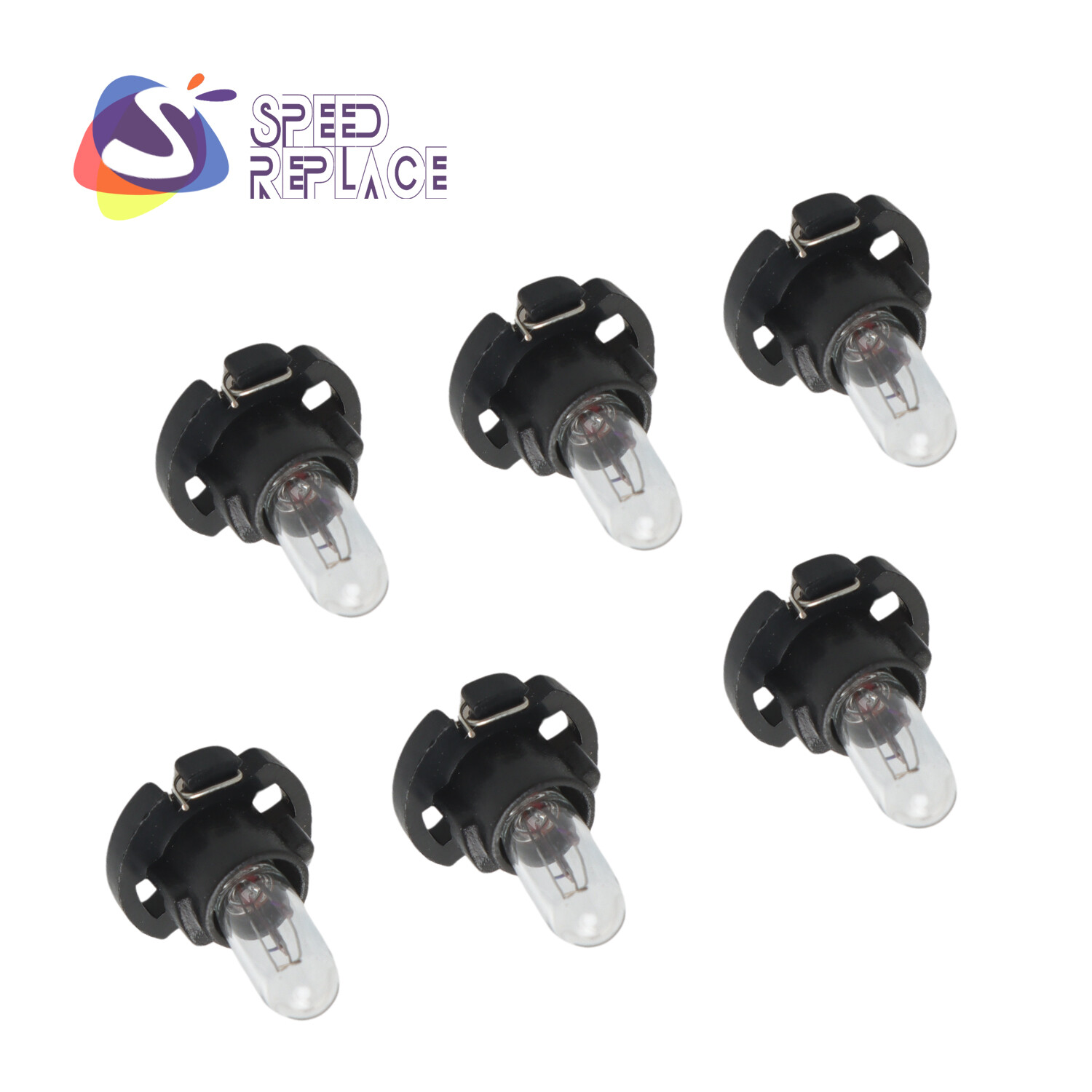 6x T4/T4.2 Neo Wedge HVAC Climate Control Light Bulbs Warm White for Honda HR-V