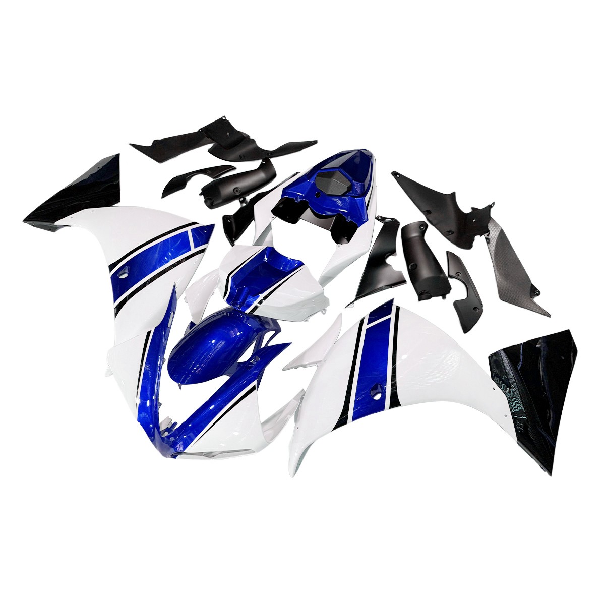 Fairing Kit Bodywork for Yamaha YZF R1 2009 2010 2011 ABS Fairings Blue Black