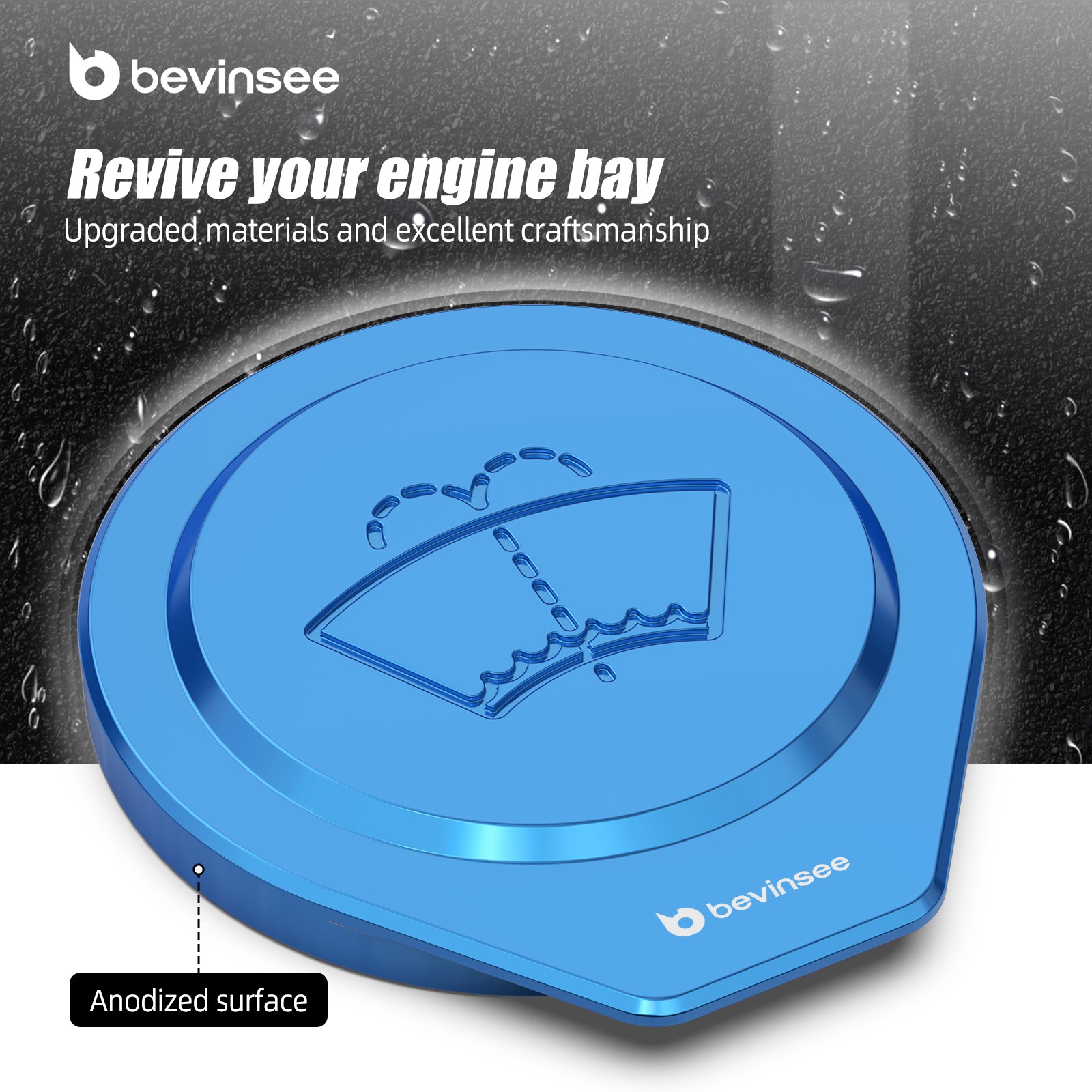 Set of 7 Engine Cap Package Blue For BMW E8X E9X N20 N26 N51 N52 N54 N55
