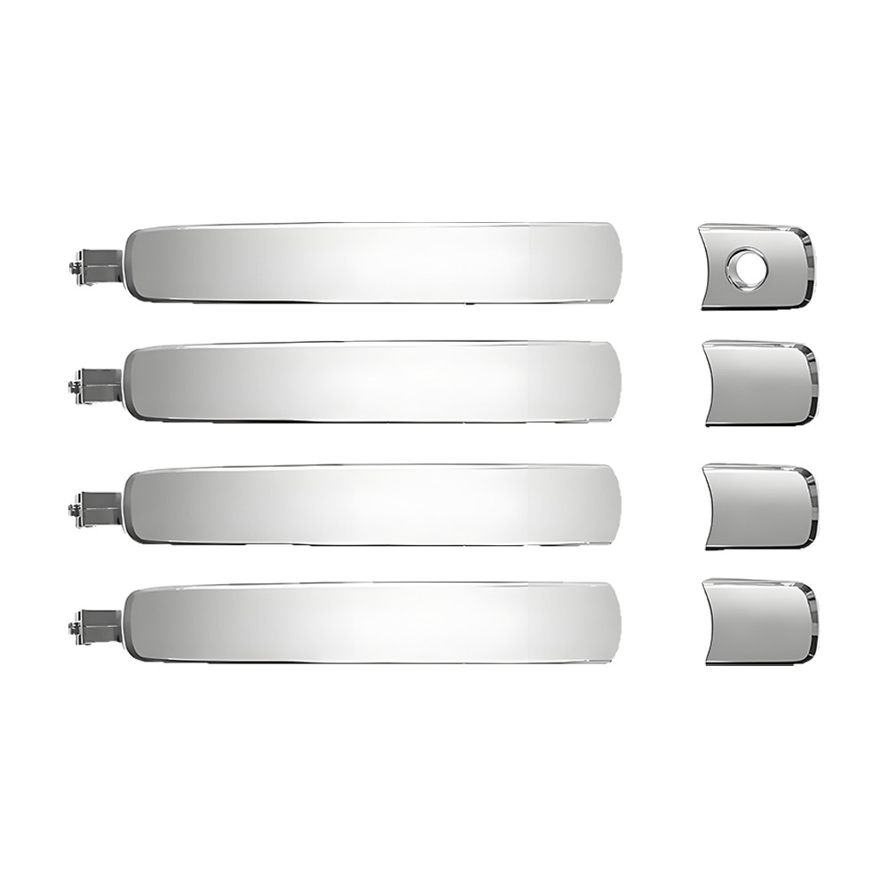 Front Rear Left/Right Side Outside Exterior Chrome Door Handle For Nissan Rogue
