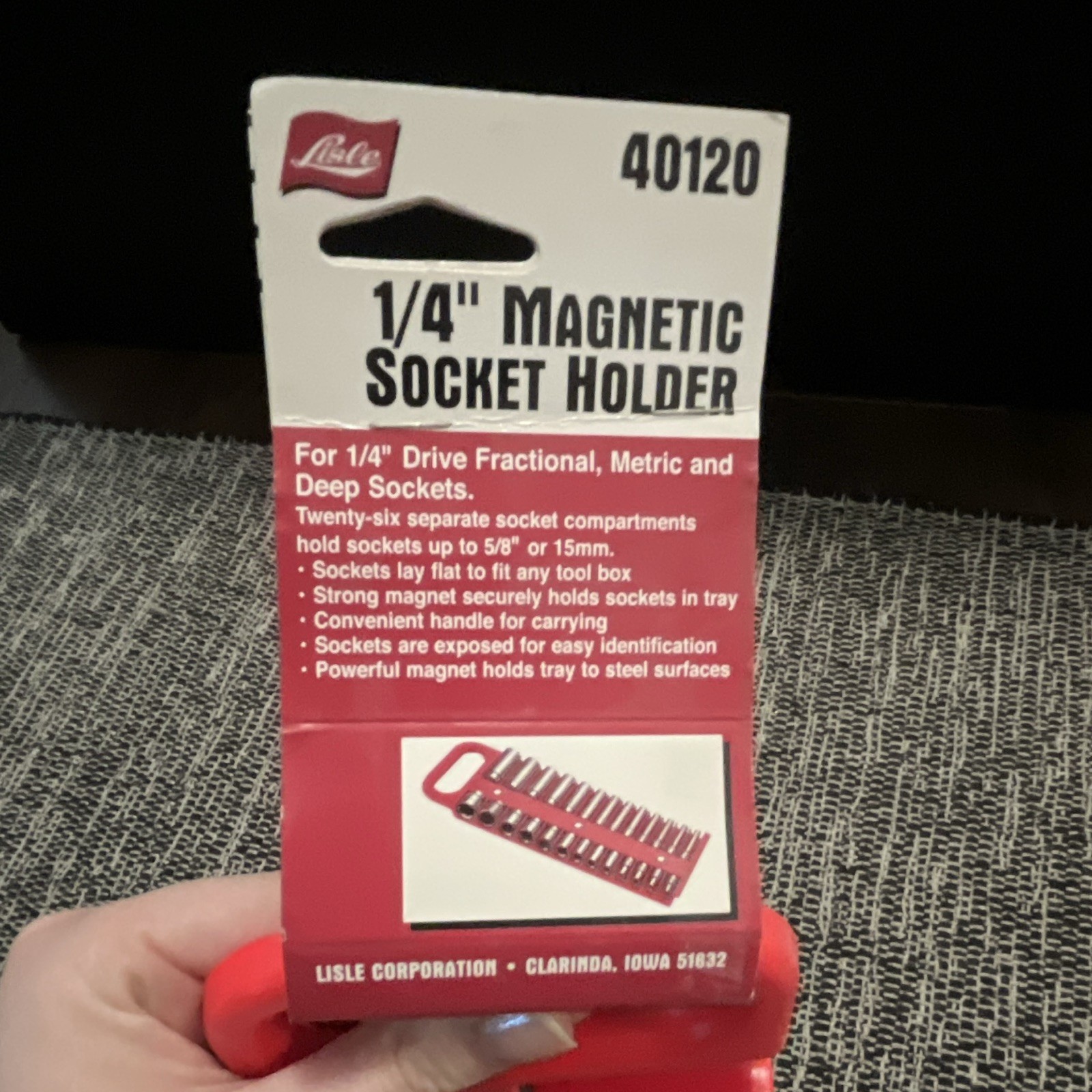 1/4” Magnetic Impact Socket holder
