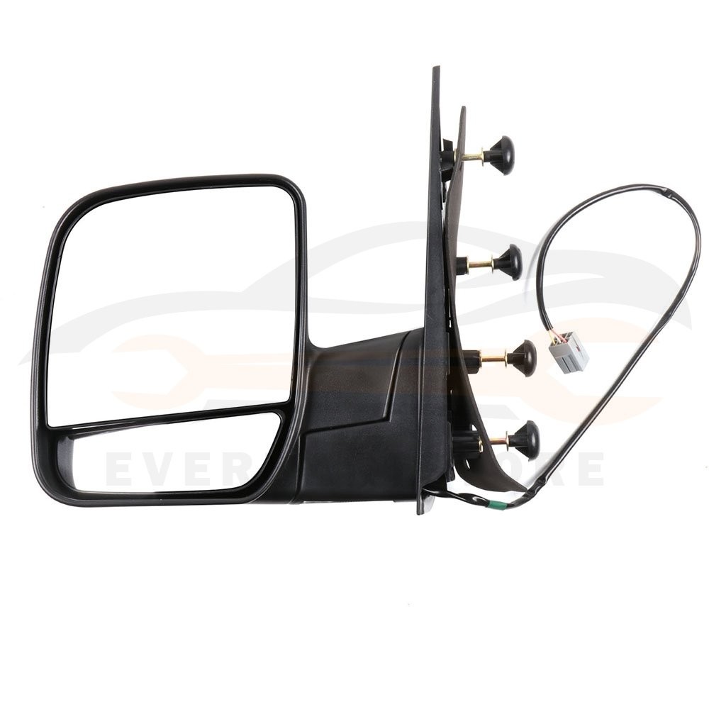 Pair Manual Fold Side View Mirrors For 2003-2013 Ford E-250 Fits Left Right Side