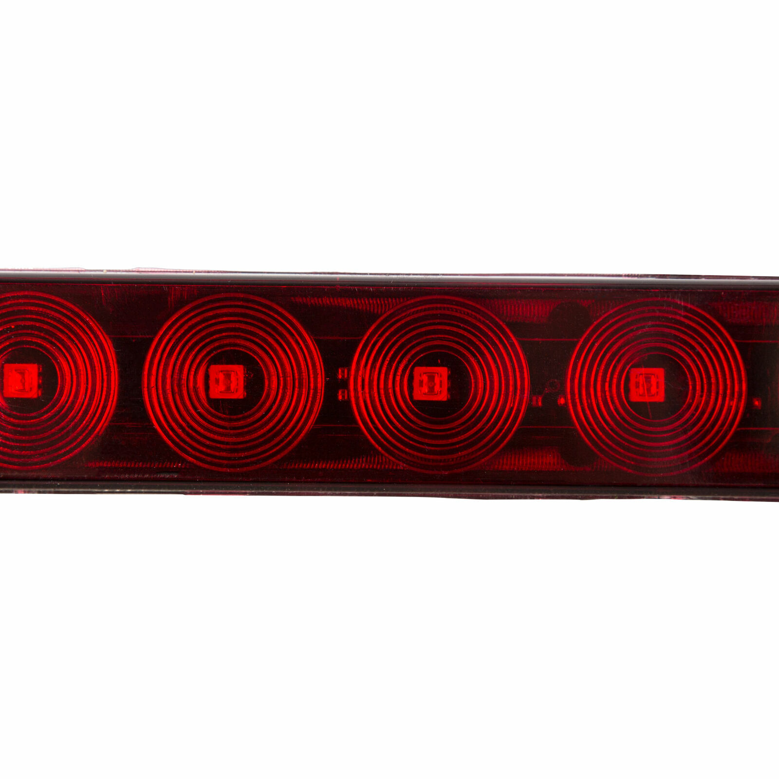 2×16″ 11 LED Red Sealed Truck Trailer Brake Stop Turn Tail Submersible Light Bar