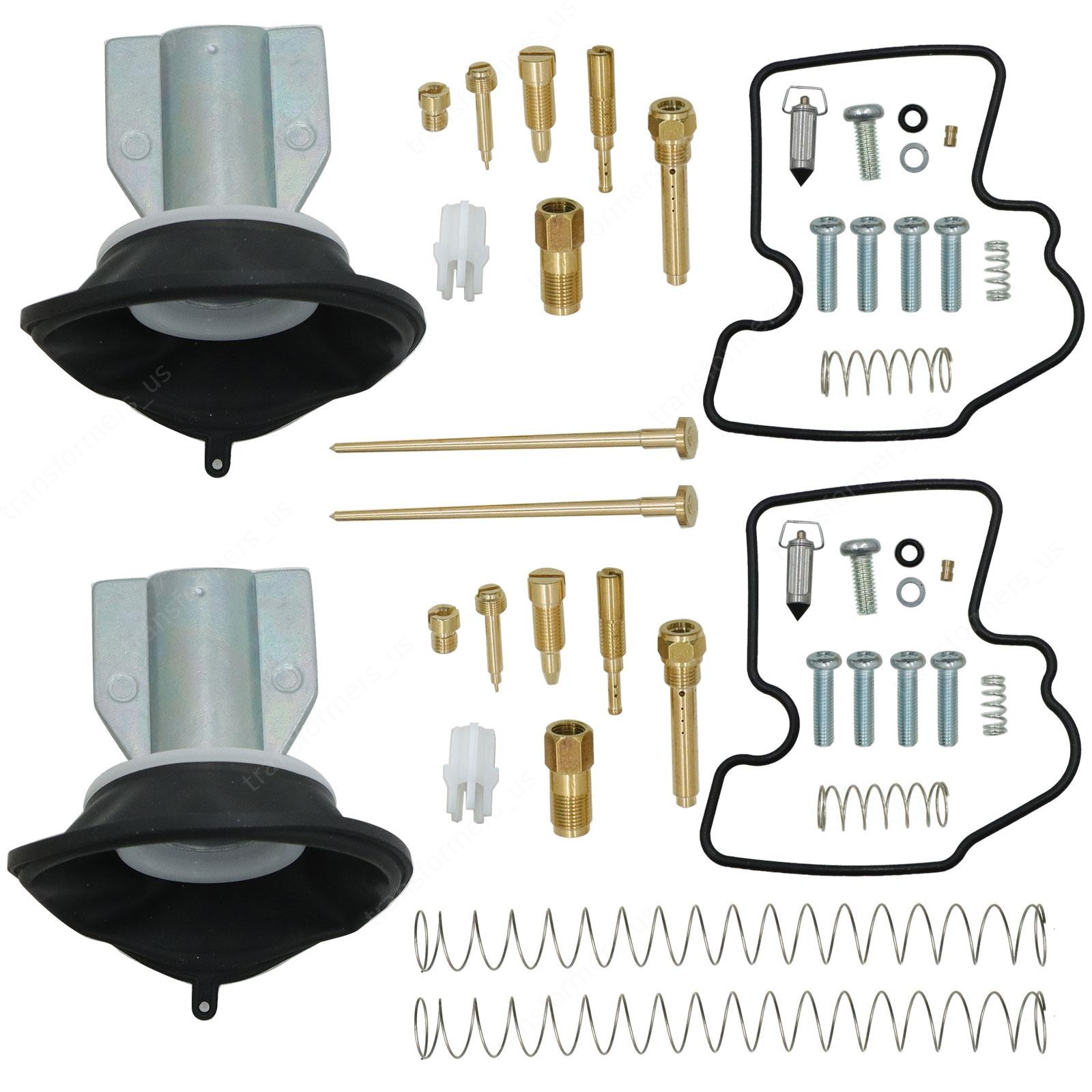 2x Carburetor Repair Rebuild Kit For Kawasaki Prairie Brute Force650 KVF650