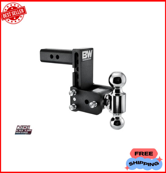 B&W Tow & Stow 2-Ball Mount 2″ Hitch 5″ Drop 5-1/2″ Rise 10K Black FREE SHIPPING