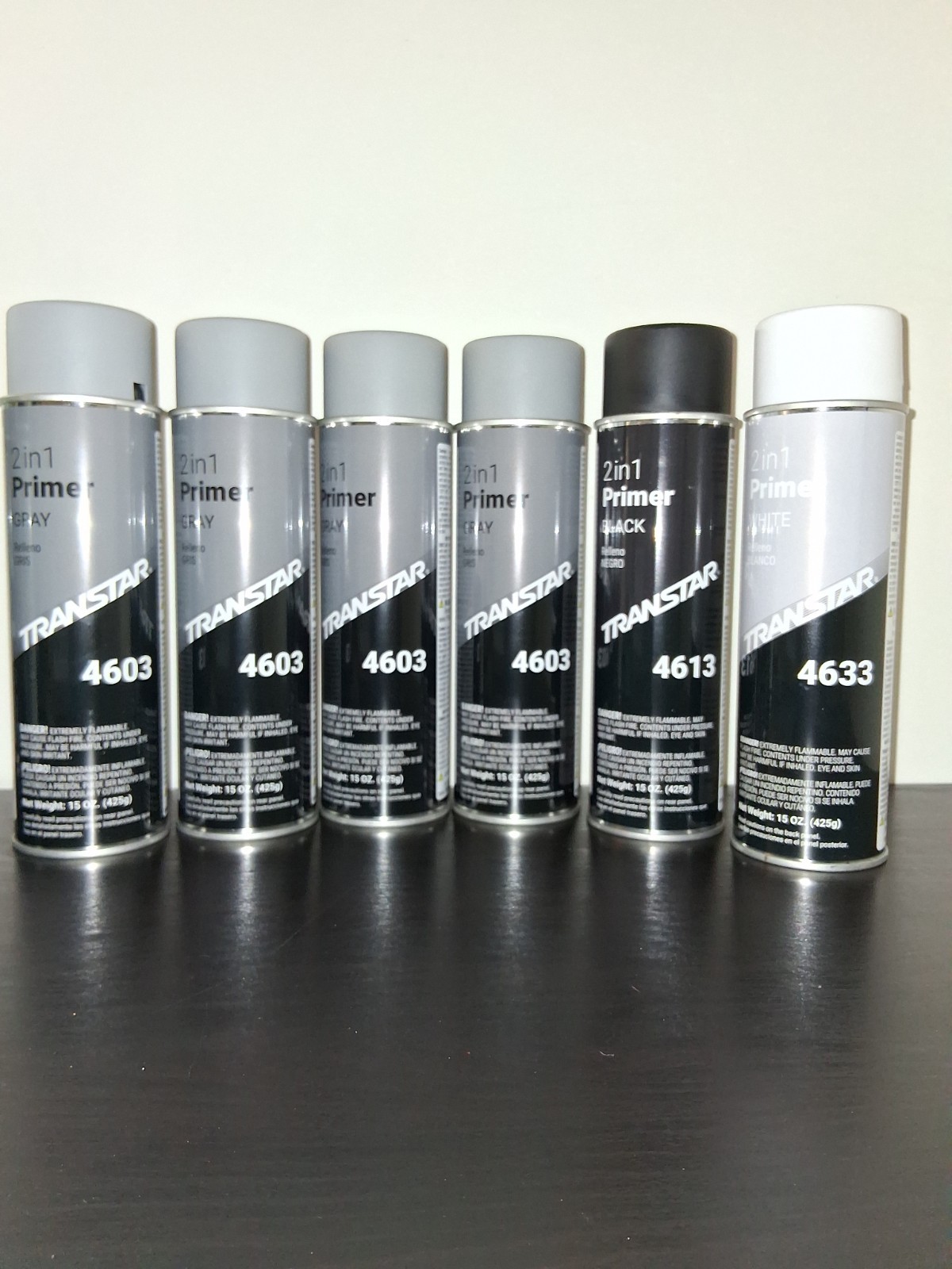 Transtar 2 In 1 4 gray 4603 1 4613 black 1 White 4633 6 Cans