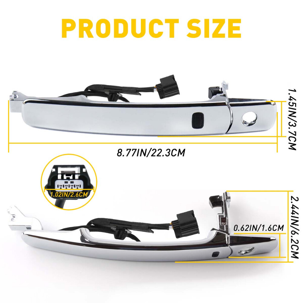 Front Left Door Handle Front Driver Side 80645-CA000 for 2010-2013 Nissan Rogue
