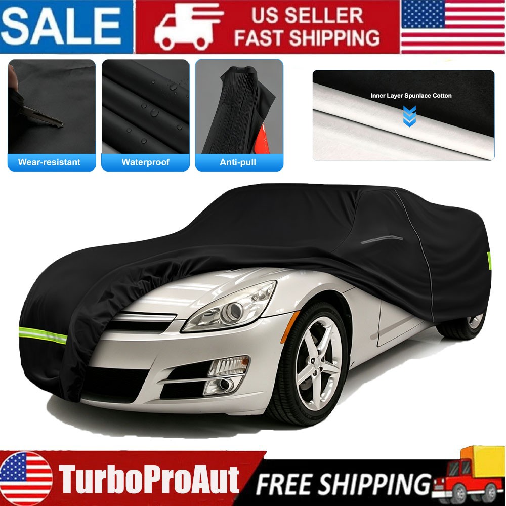 Fit For 2006-2009 Saturn Sky 2-door Waterproof All-Weather Car Cover Protection