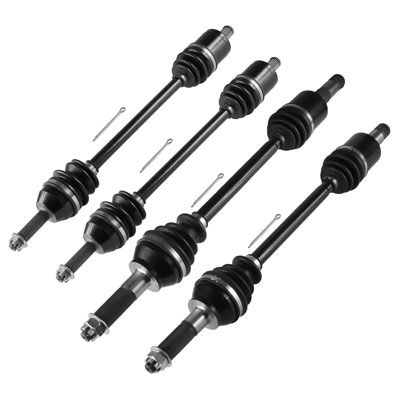 Front Rear Left Right Complete CV Joint Axles for Polaris Ranger Crew 700 08 09