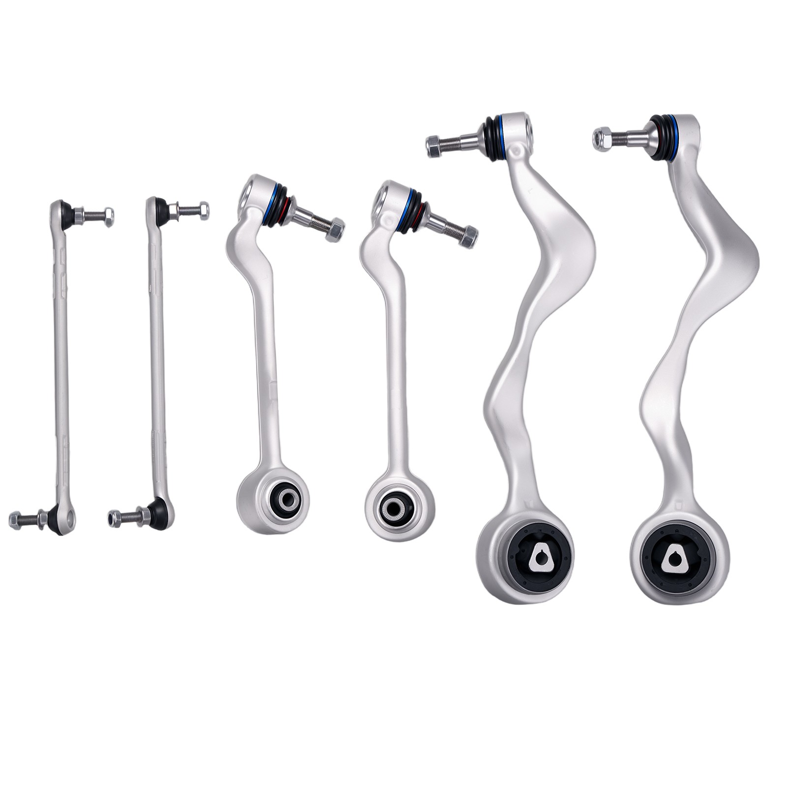 2PCS Front Lower Control Arms Sway Bar Links Fit For BMW 128i 325i 328i 330i