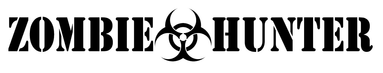 Zombie Hunter Vinyl Decal, Bumper Sticker, JDM Decal for Car, Windows, Outdoors!