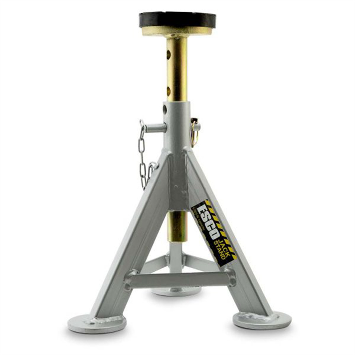 ESCO 10498 Adjustable Jack Stand Pair with Removable Rubber Flat Top Pads