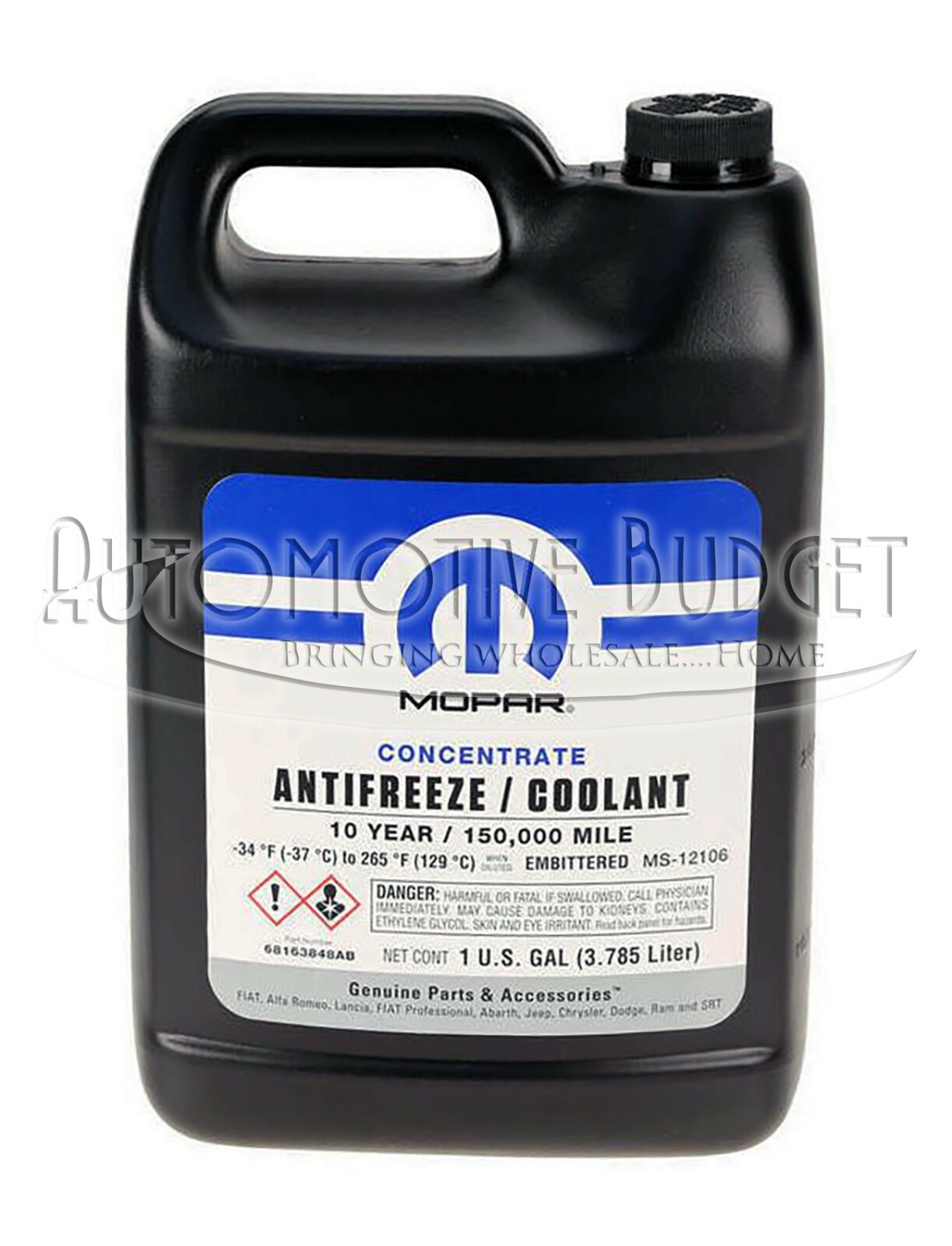 Engine Coolant / Antifreeze – 10 Years – Mopar 68163848AB