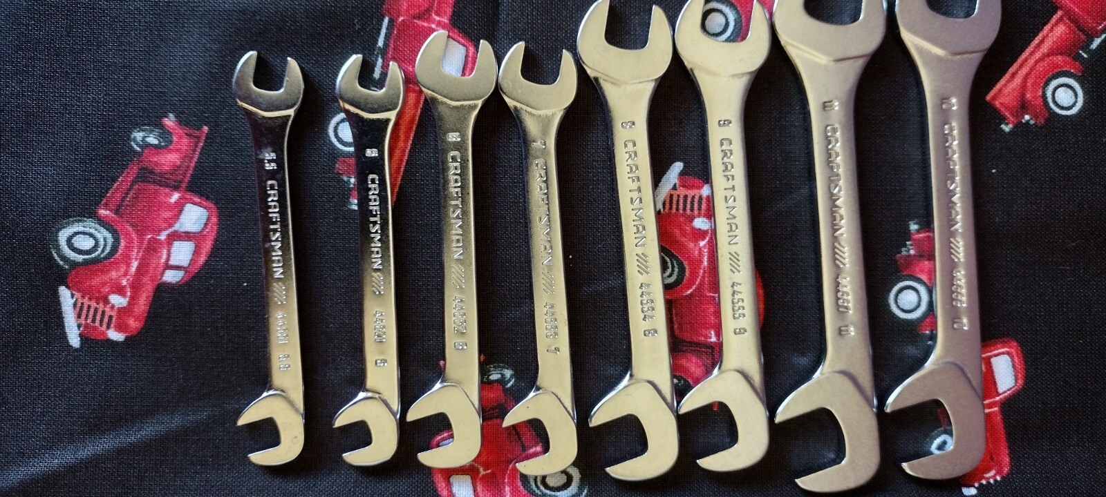 Craftsman 16 Piece Open End Thin Ignition Wrench Set SAE/Metric NEW