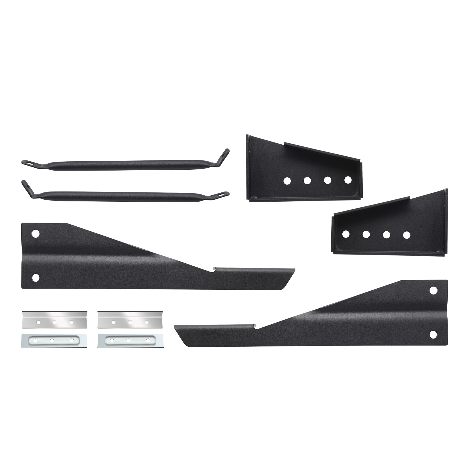 7in Rear Step Running Board Bracket Kit Steel For Ford Transit 2015-Present 15