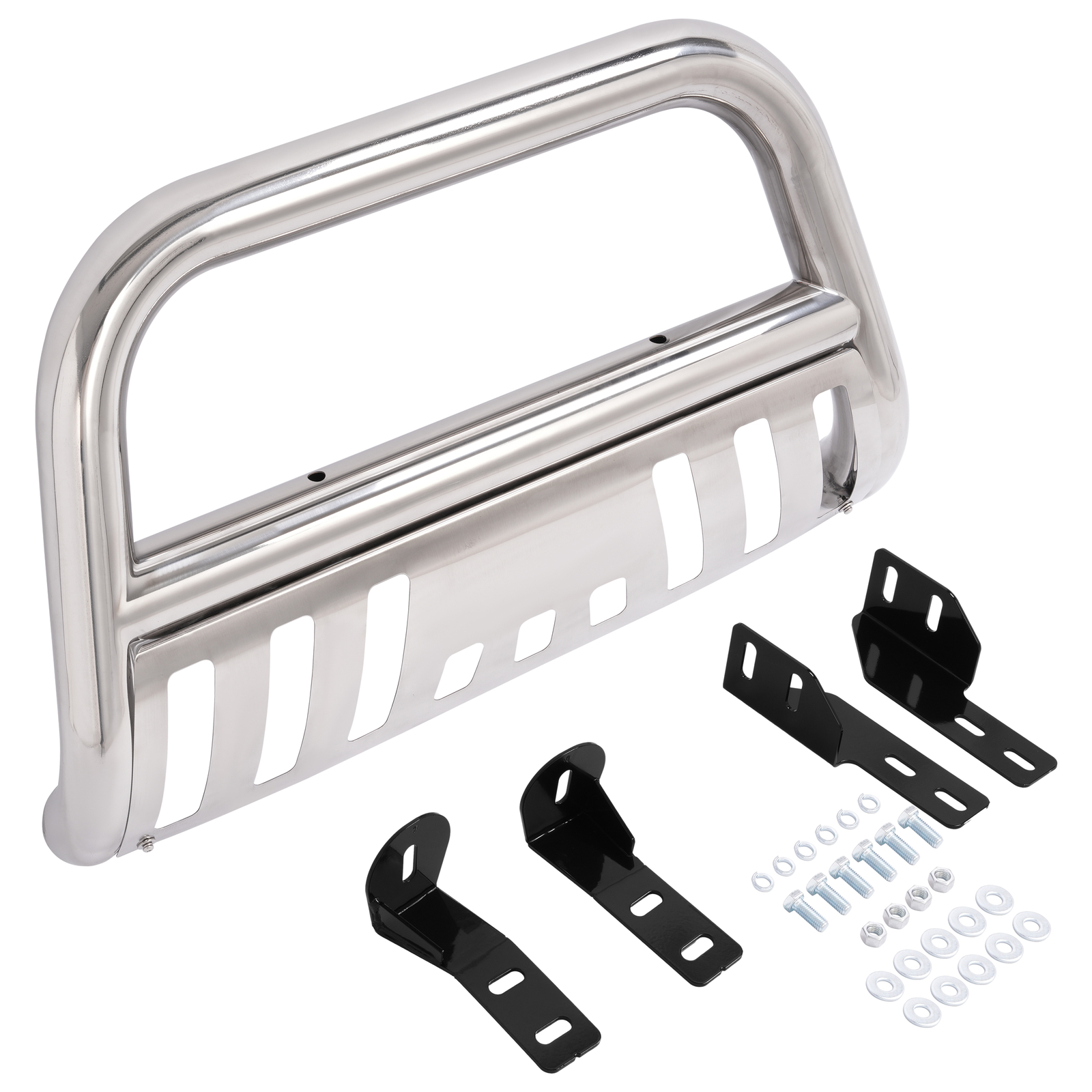 3″ Bull Bar Push Bumper Grille Guard for 2007-2021 2022 Toyota Tundra Sequoia
