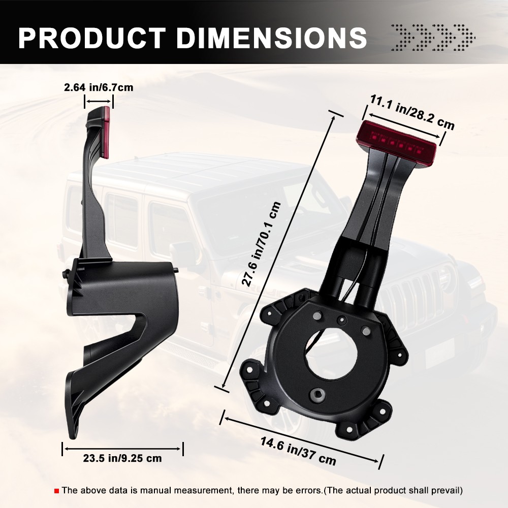 Rear Spare Tire Holder Mount Bracket For 07-18 Jeep Wrangler Support Mount