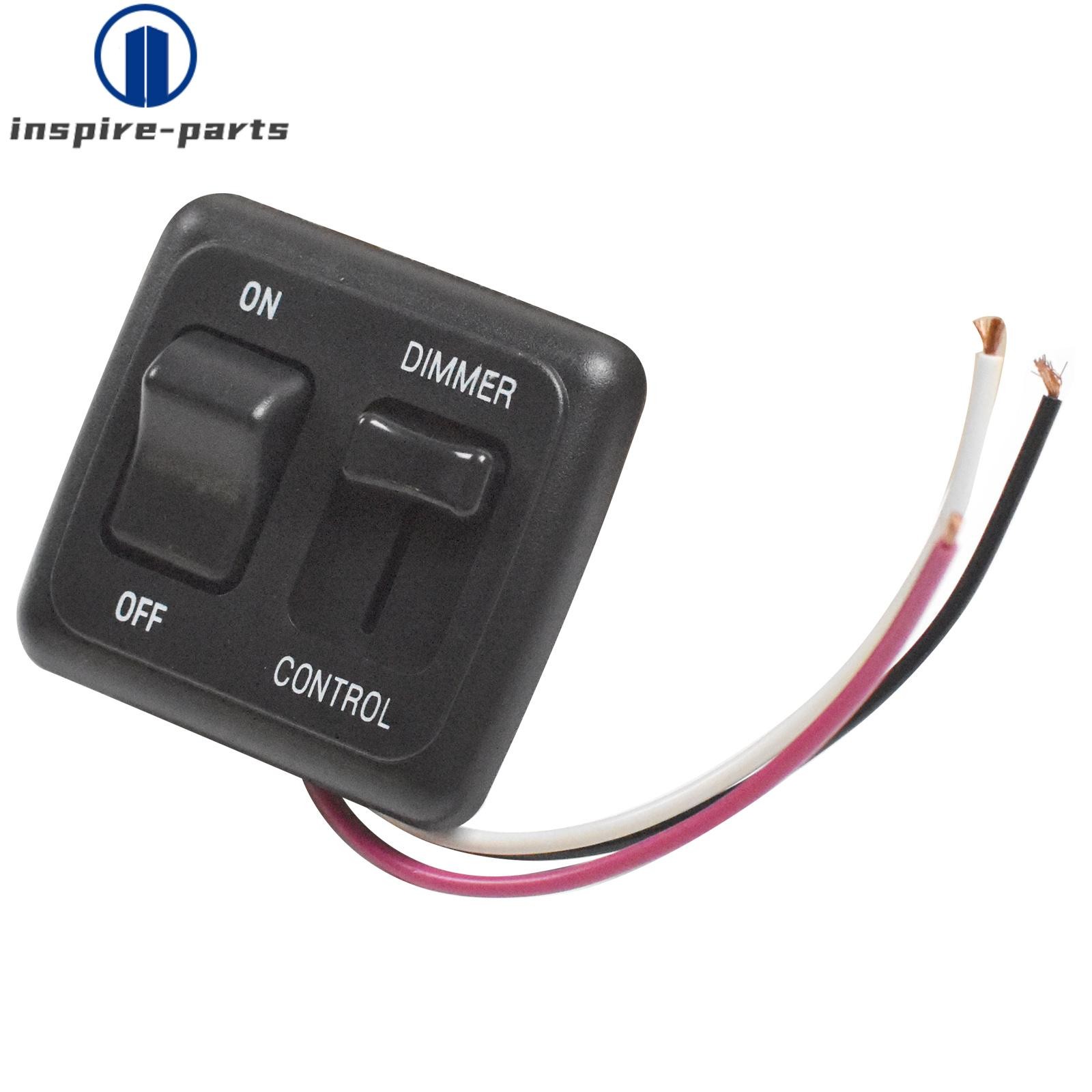 DC 12V Dimmer Switch LED Dimmer Switch For Truck Marine Halogen Incandescent