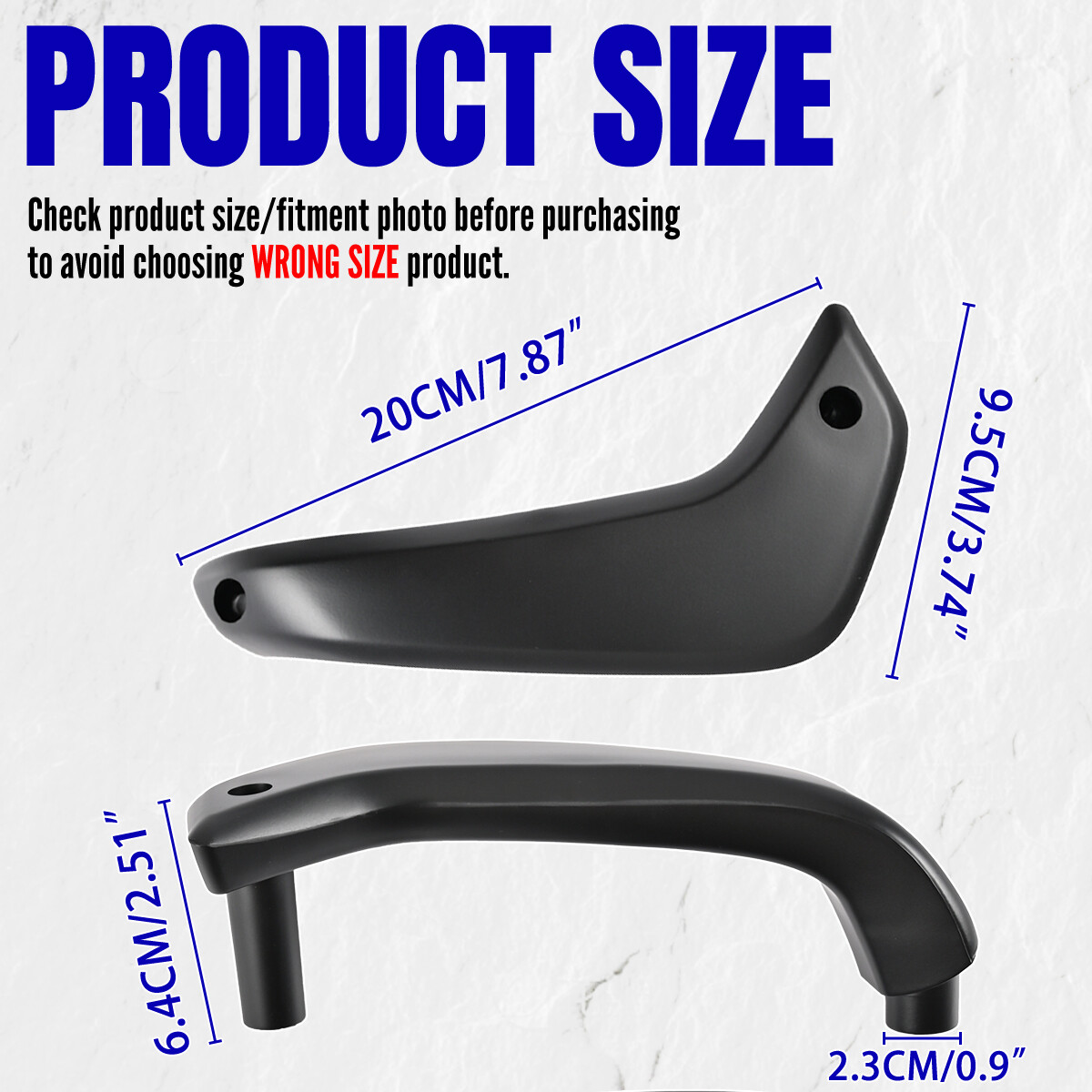 Left Driver Side Inner Door Pull Handle For Ford Fiesta 11-20 Manual Window 1.6L