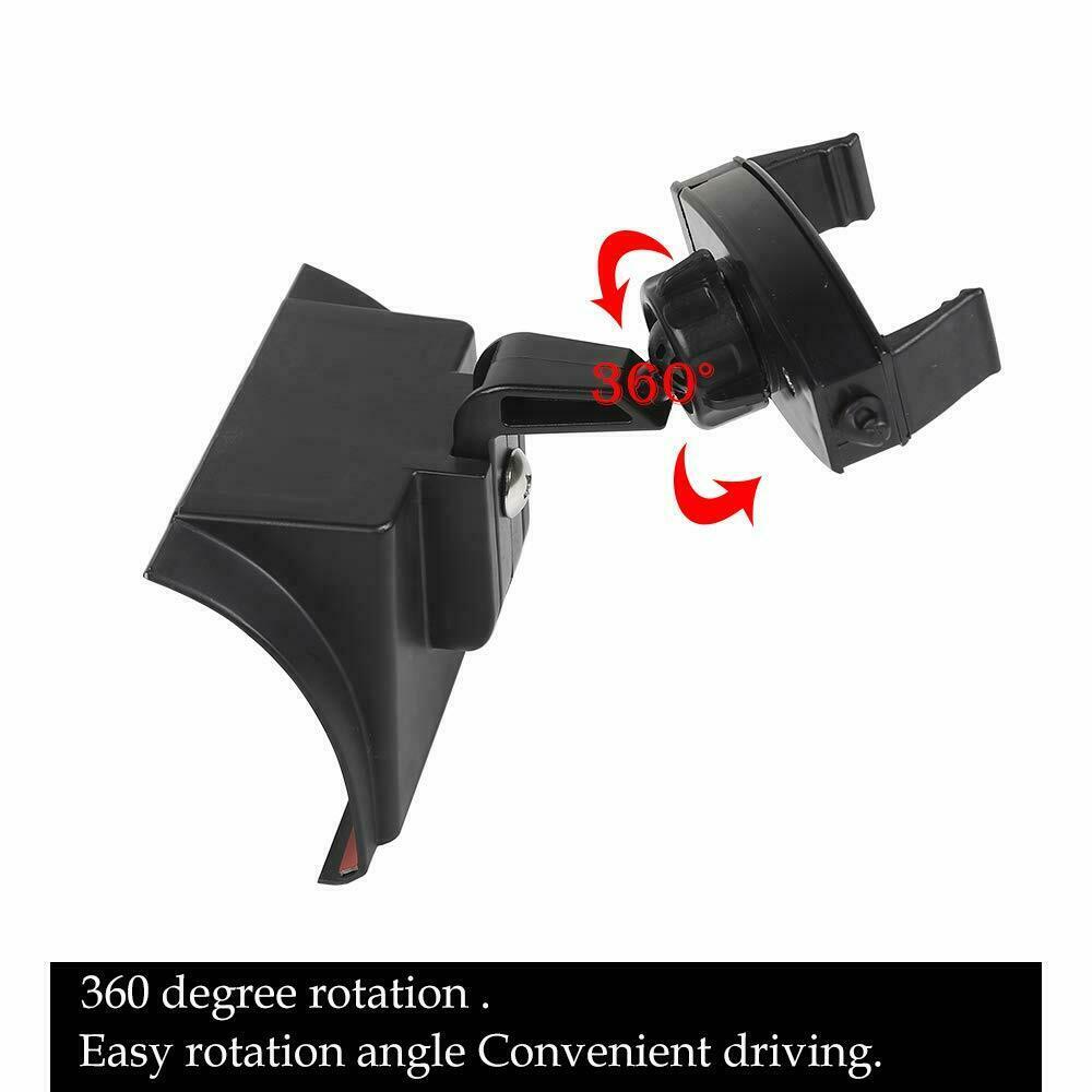 Car Cell Phone Mount Holder Bracket Kit for 11+Jeep Wrangler JK JKU Accessories