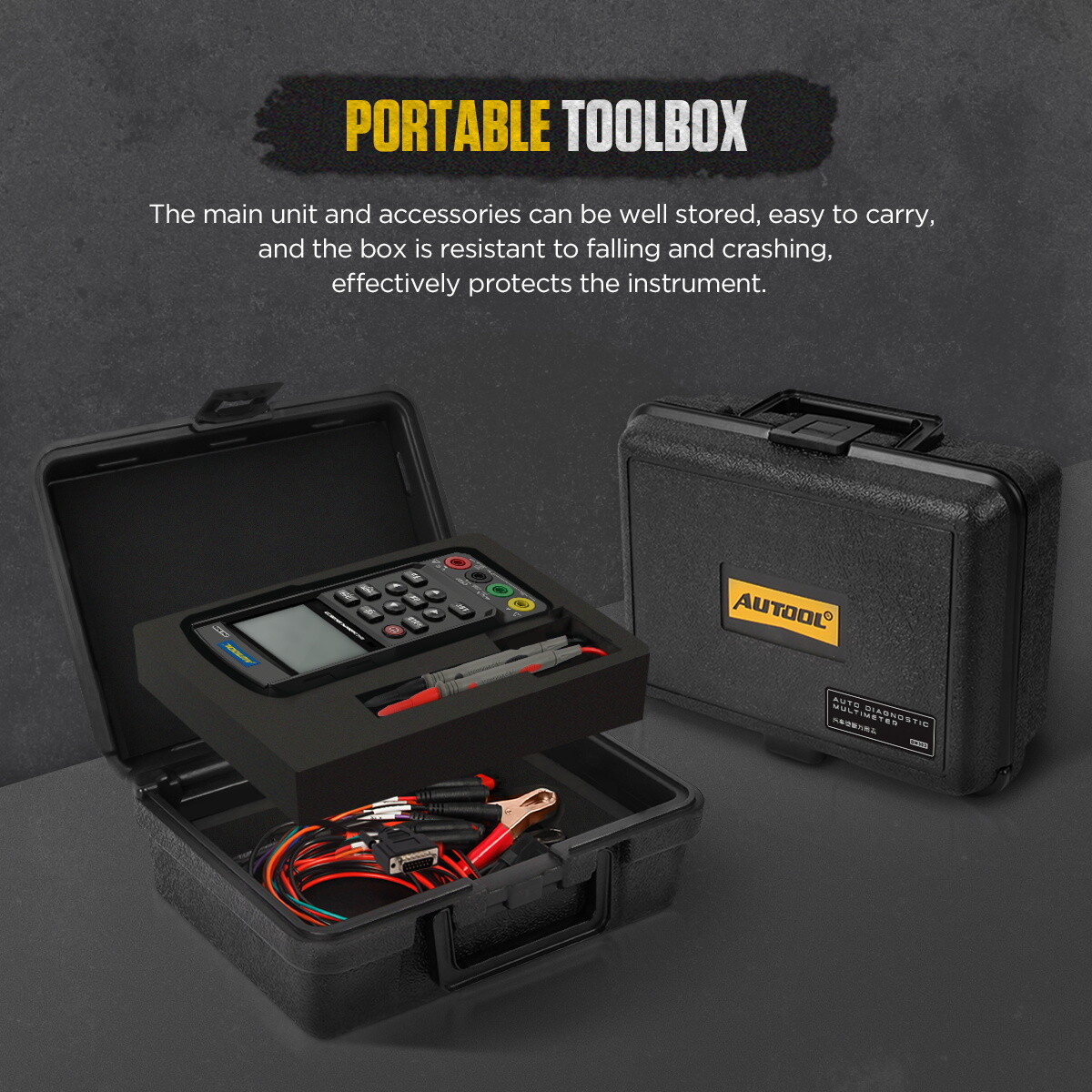 Auto Diagnostic Multimeter Oscillometric AC/DC Voltage Current Circuit Tester