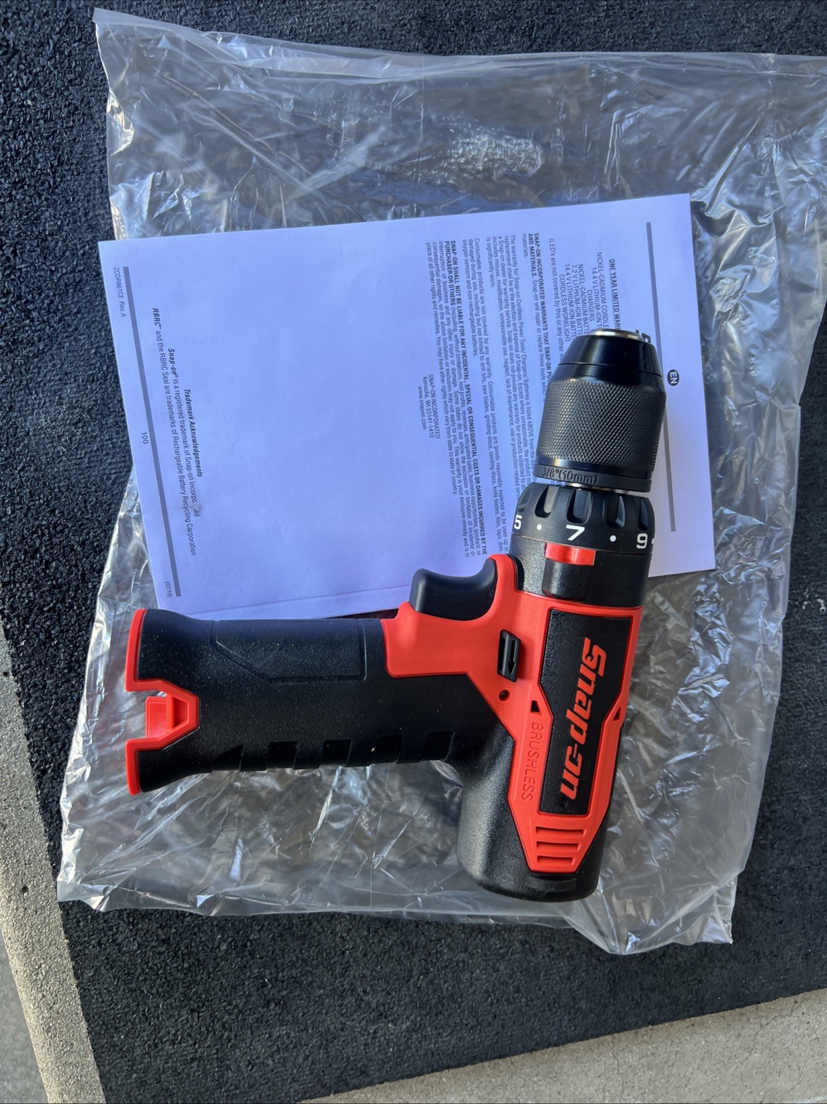 For Snap-on™ Lithium Ion CDR861db 14.4V Brushless Drill Driver Tool Only Red New