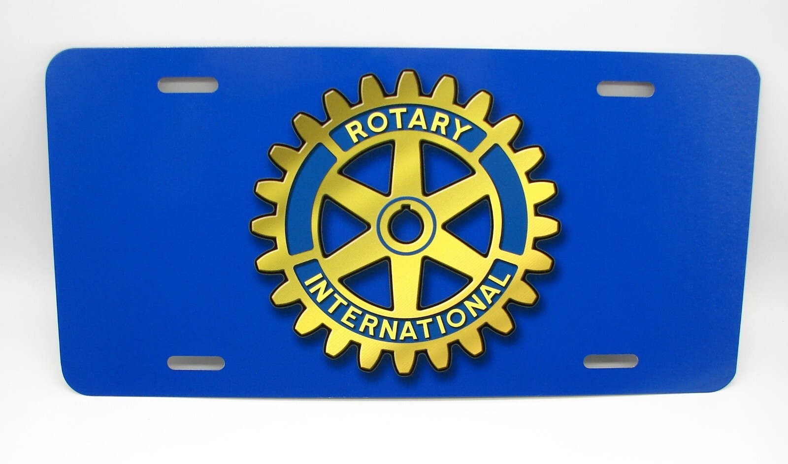 ROTARY INTERNATIONAL CLUB METAL CAR NOVELTY LICENSE PLATE AUTO TAG