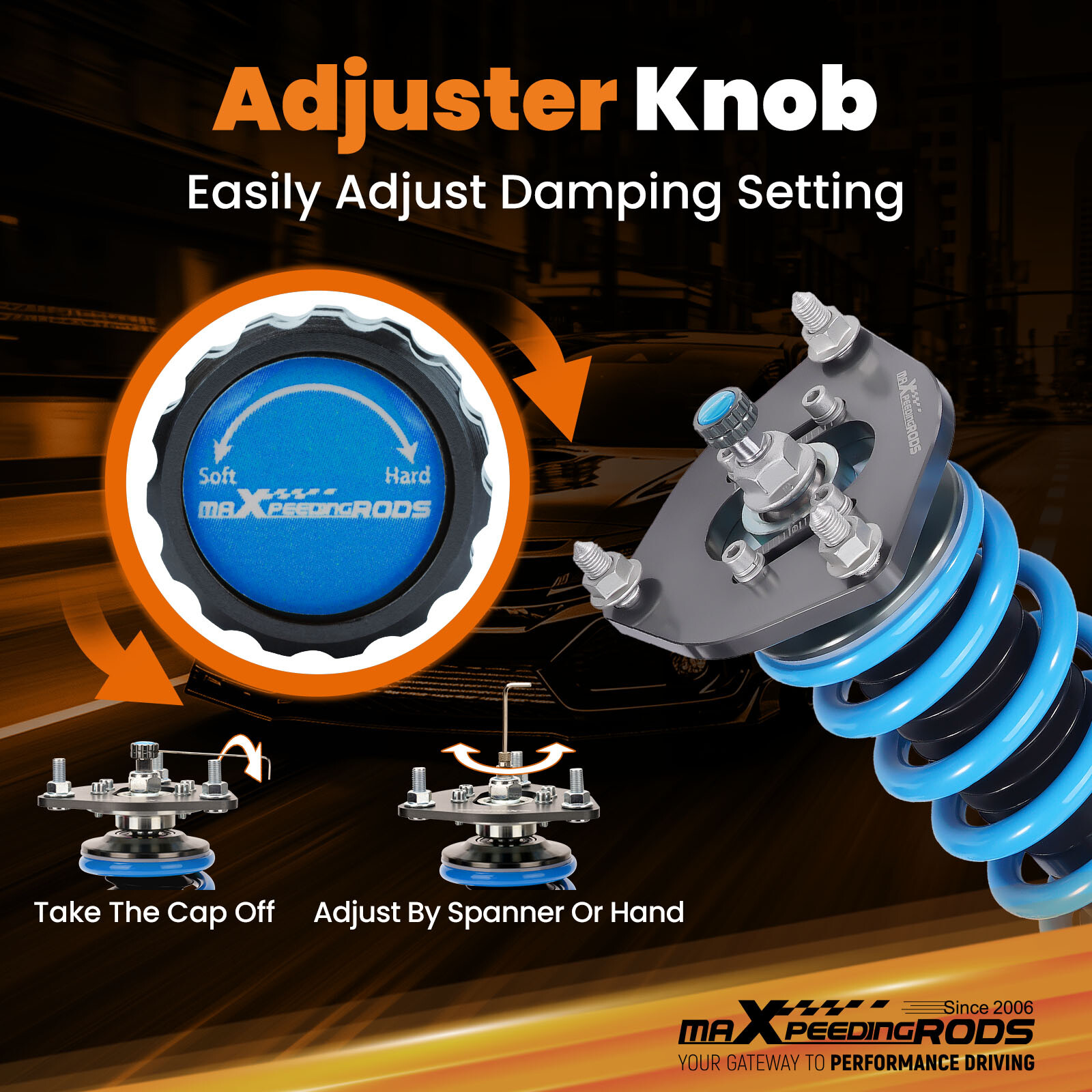 MaXpeedingrods Coilovers Suspension Lowering Kits For Hyundai Veloster 2012-2017