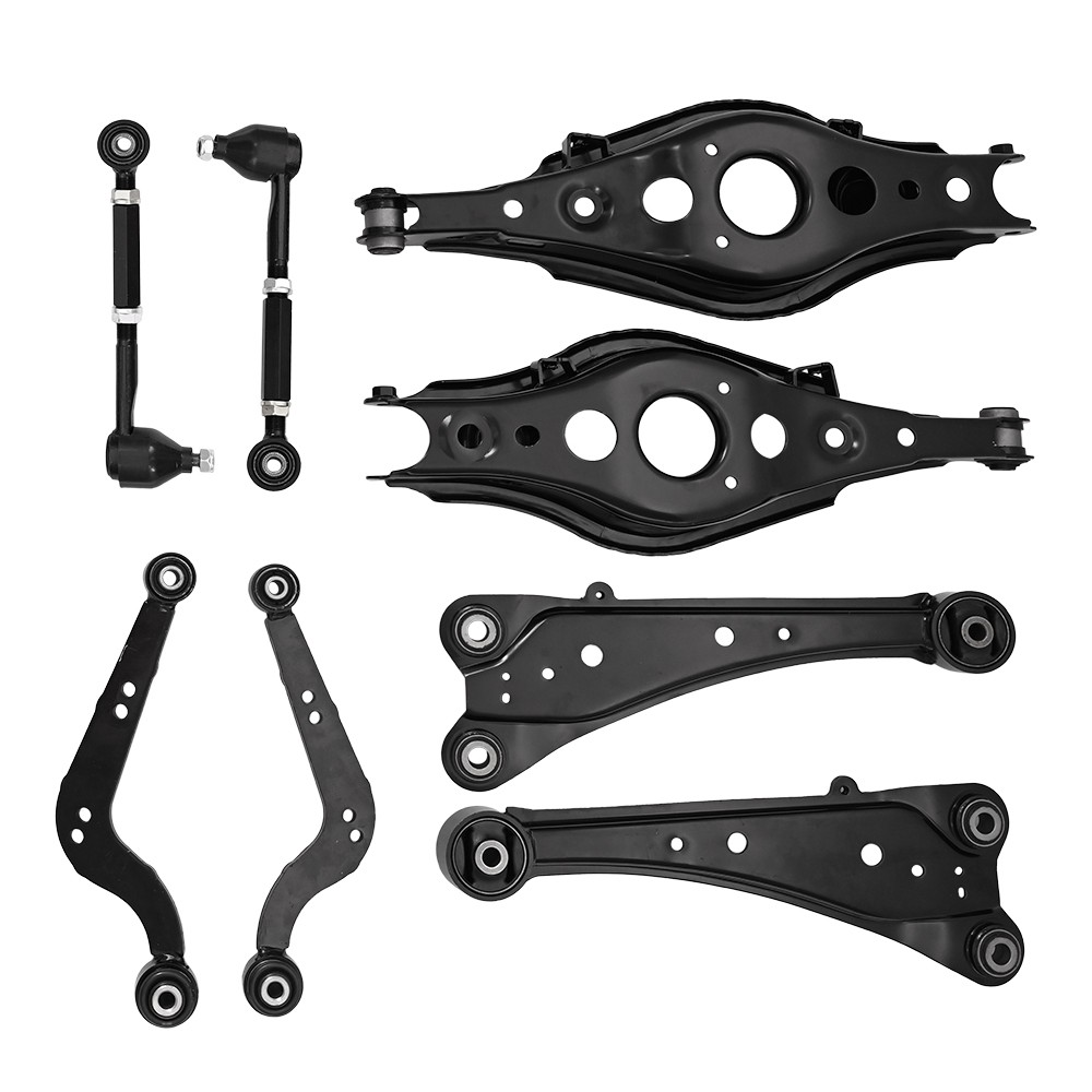 8pcs Rear Upper & Lower Rearward Suspension Control Arm For Toyota RAV4 2006-18