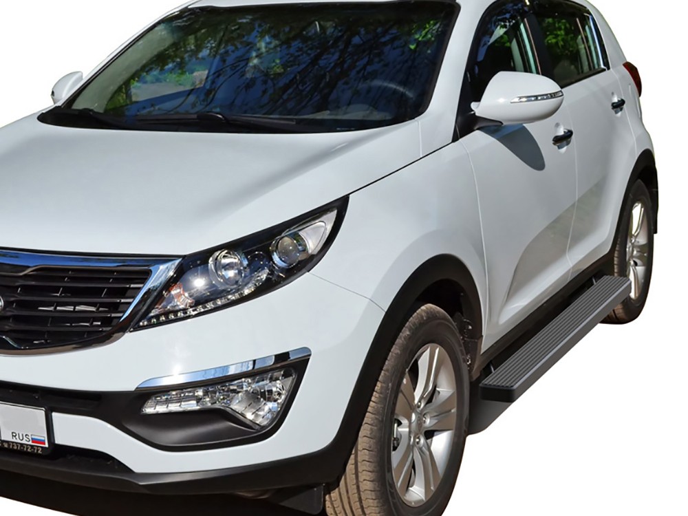 SUPERSEDED Running Boards 5″ Matte Black Fit 11-16 KIA Sportage