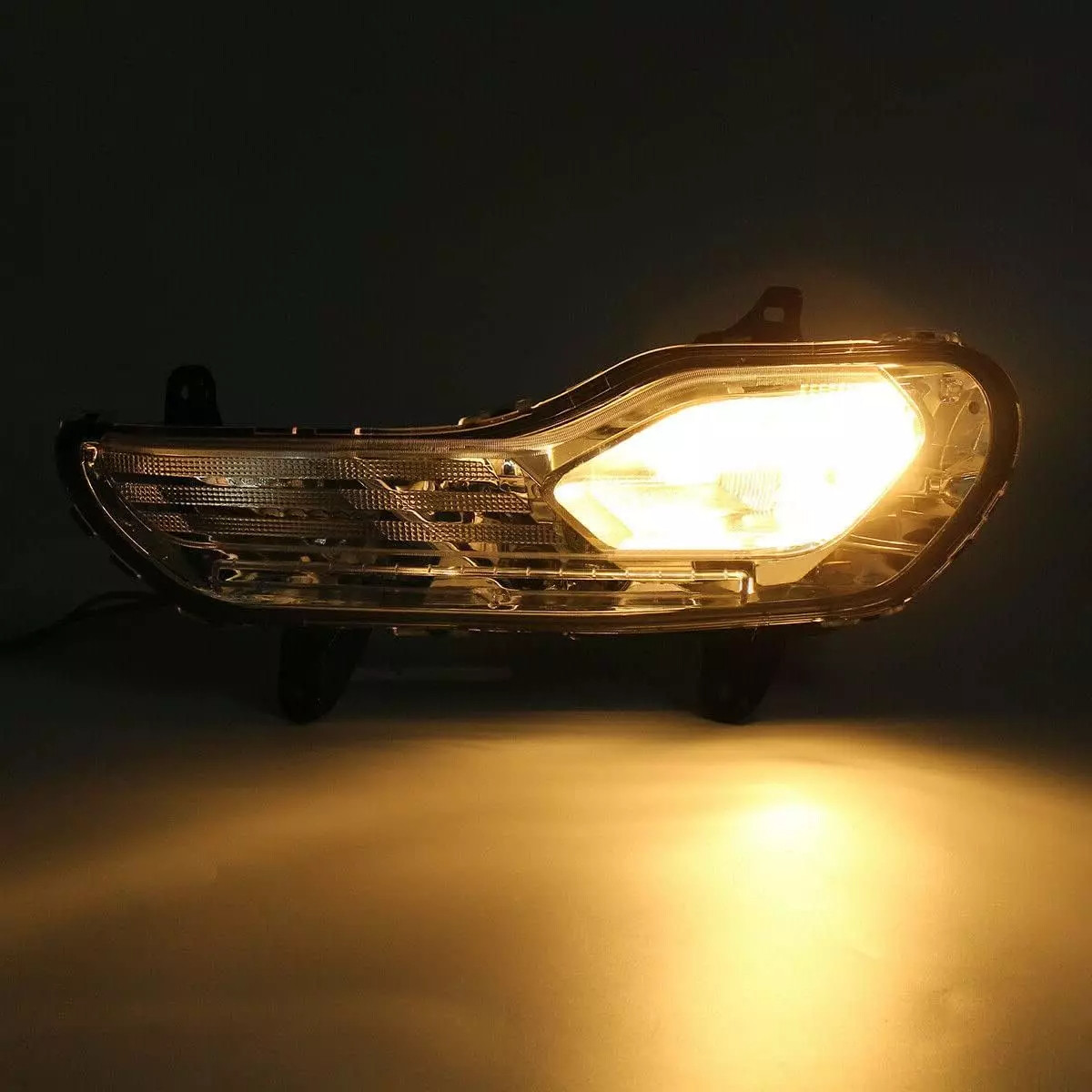 Driver Side For 2013-2016 Ford Escape Front Bumper Fog Light W/Bulb Clear Lens