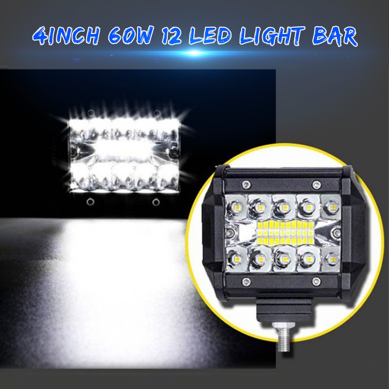 Slim 40″inch 2400W LED Light Bar Combo Spot Flood Truck Offroad+4″Pods Kit 41 42
