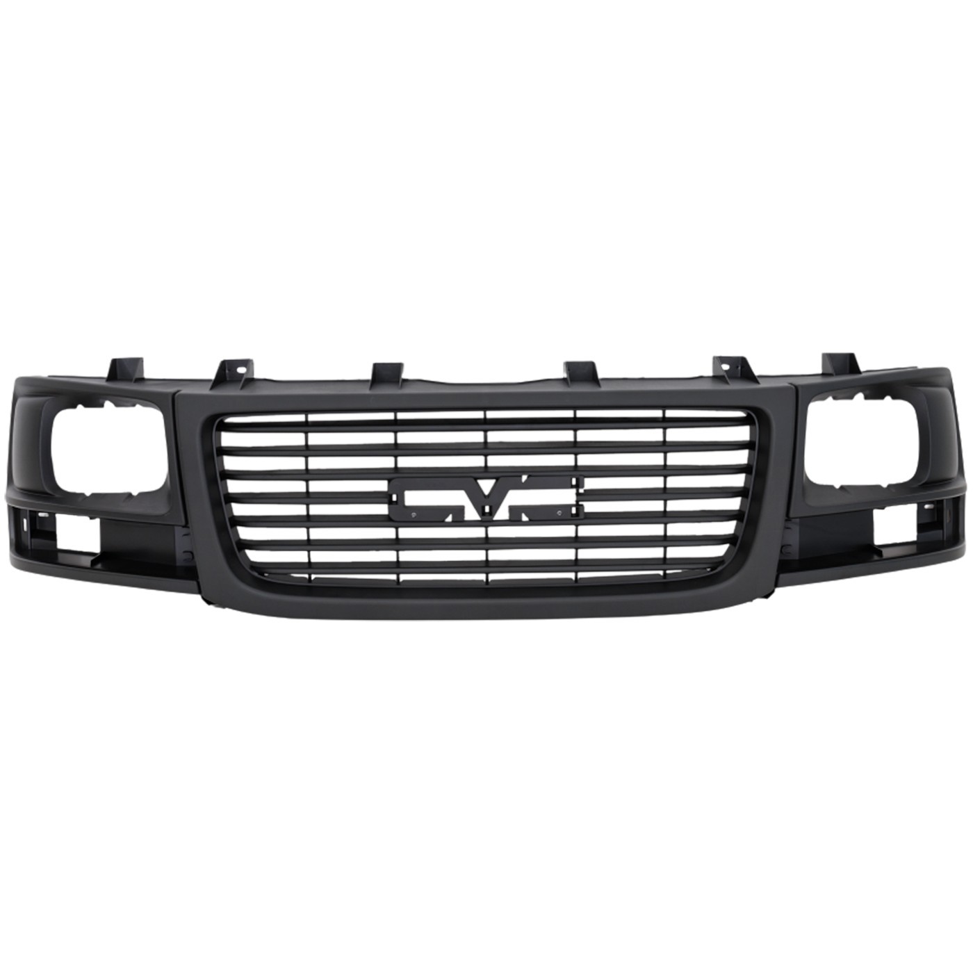 Grille Assembly For 2003-2014 Chevy Express 1500 GMC Savana 1500 Textured Black