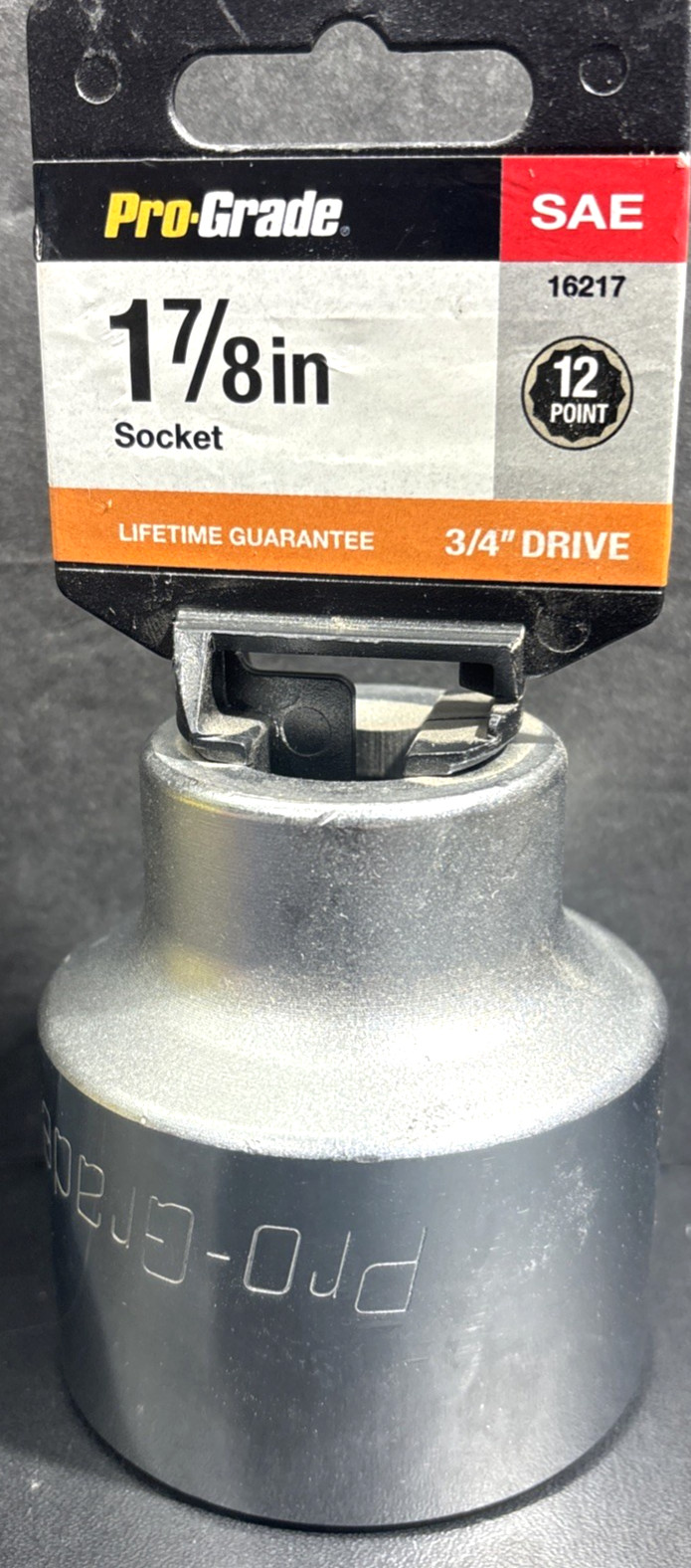 1 7/8” Pro Grade, 3/4″ Drive, 12 Point, Chrome Vanadium Steel, Free US Ship